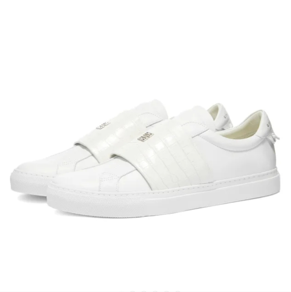 Mens Givenchy Urban Croc-Effect Low Sneakers